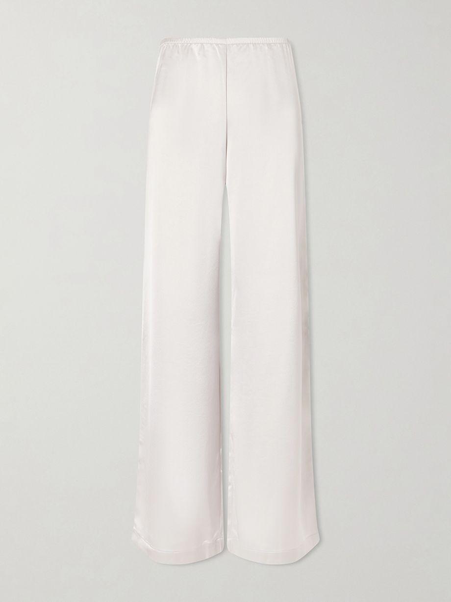 Barb satin wide-leg pants by LESET
