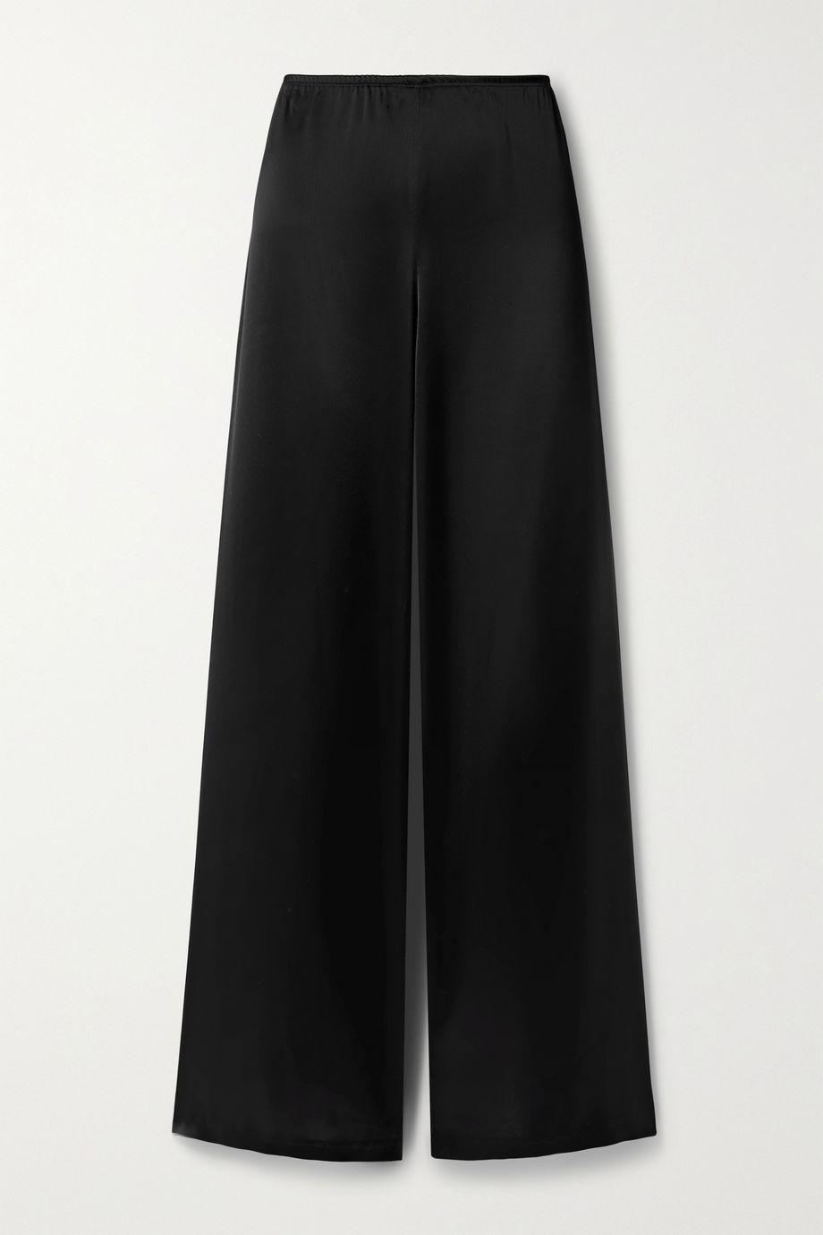Barb satin wide-leg pants by LESET