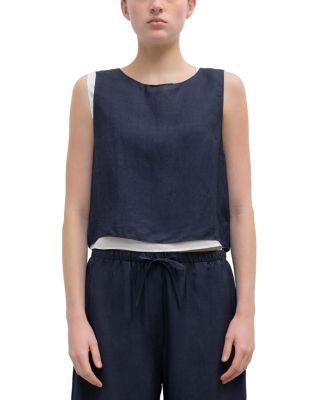 Daniel Crop Sleeveless Crew Top by LESET