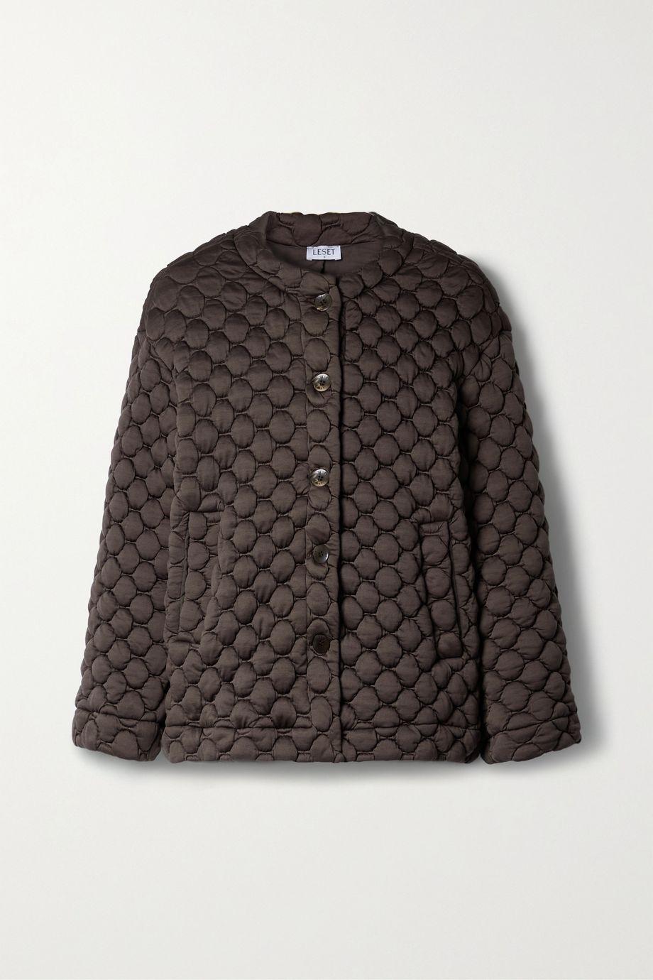 Jack quilted jersey bomber jacket by LESET
