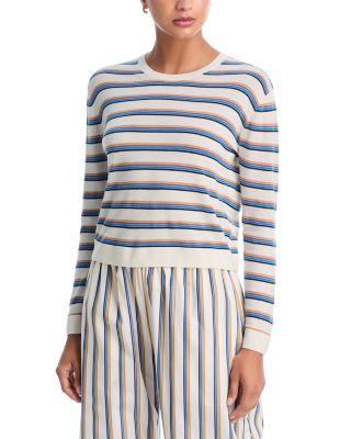 James Striped Wool Crewneck Sweater by LESET