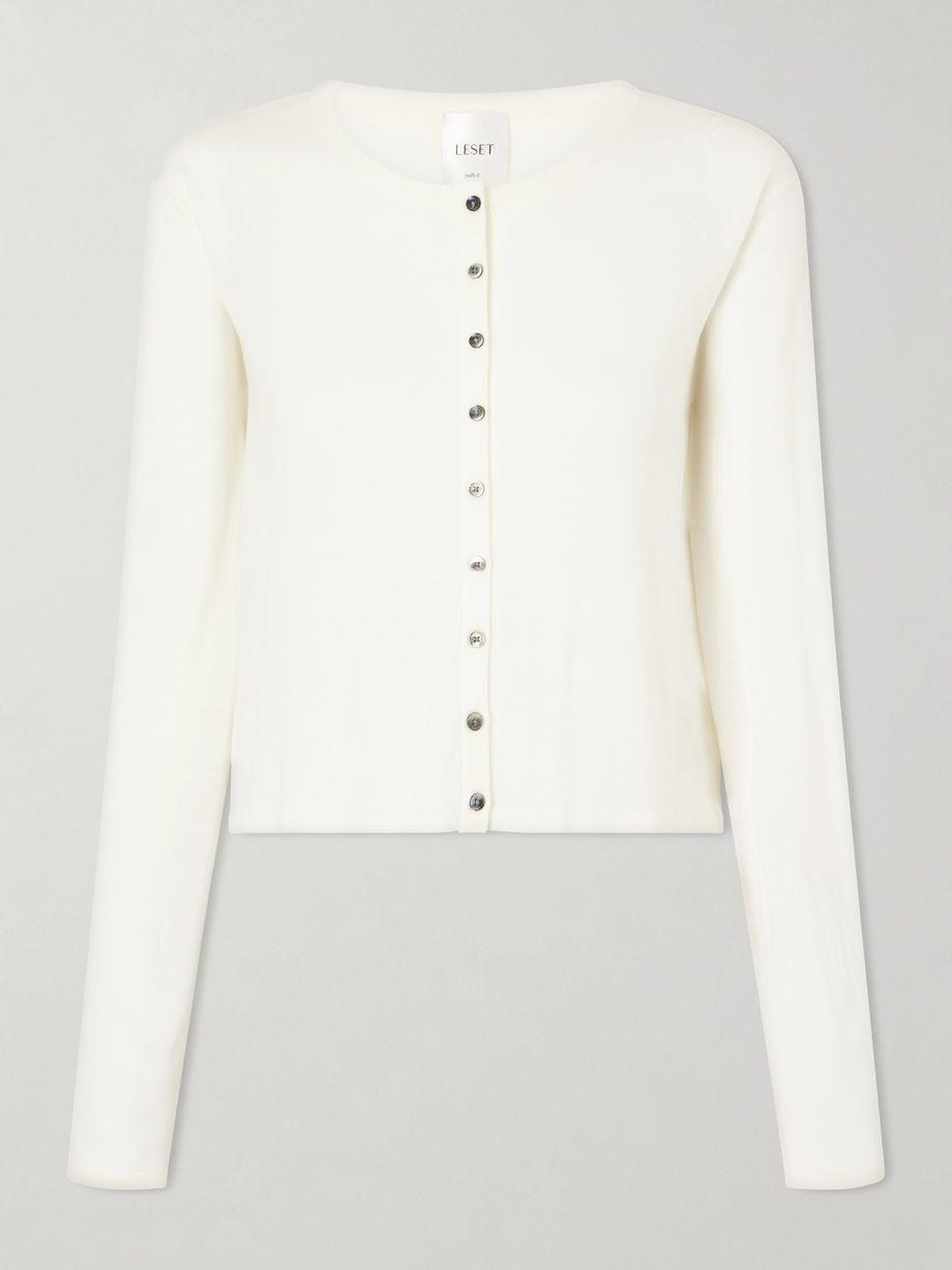 James merino wool cardigan by LESET