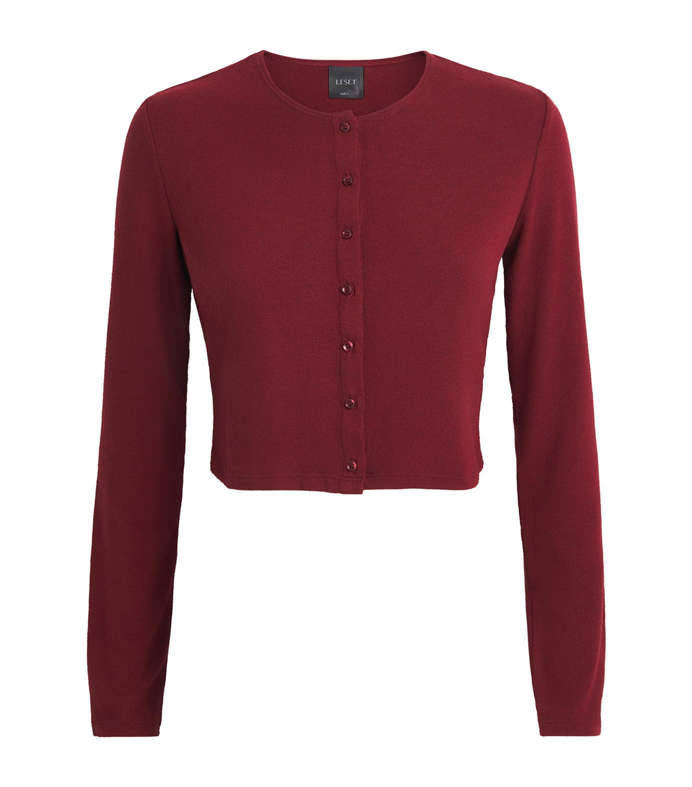 LESET Jersey Lauren II Cropped Cardigan by LESET