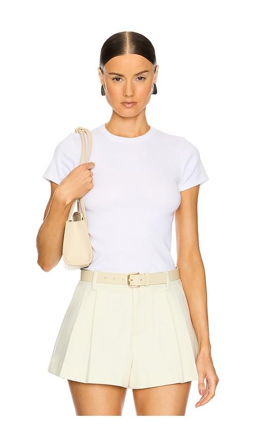 LESET Kelly Slim Fit Tee in White by LESET