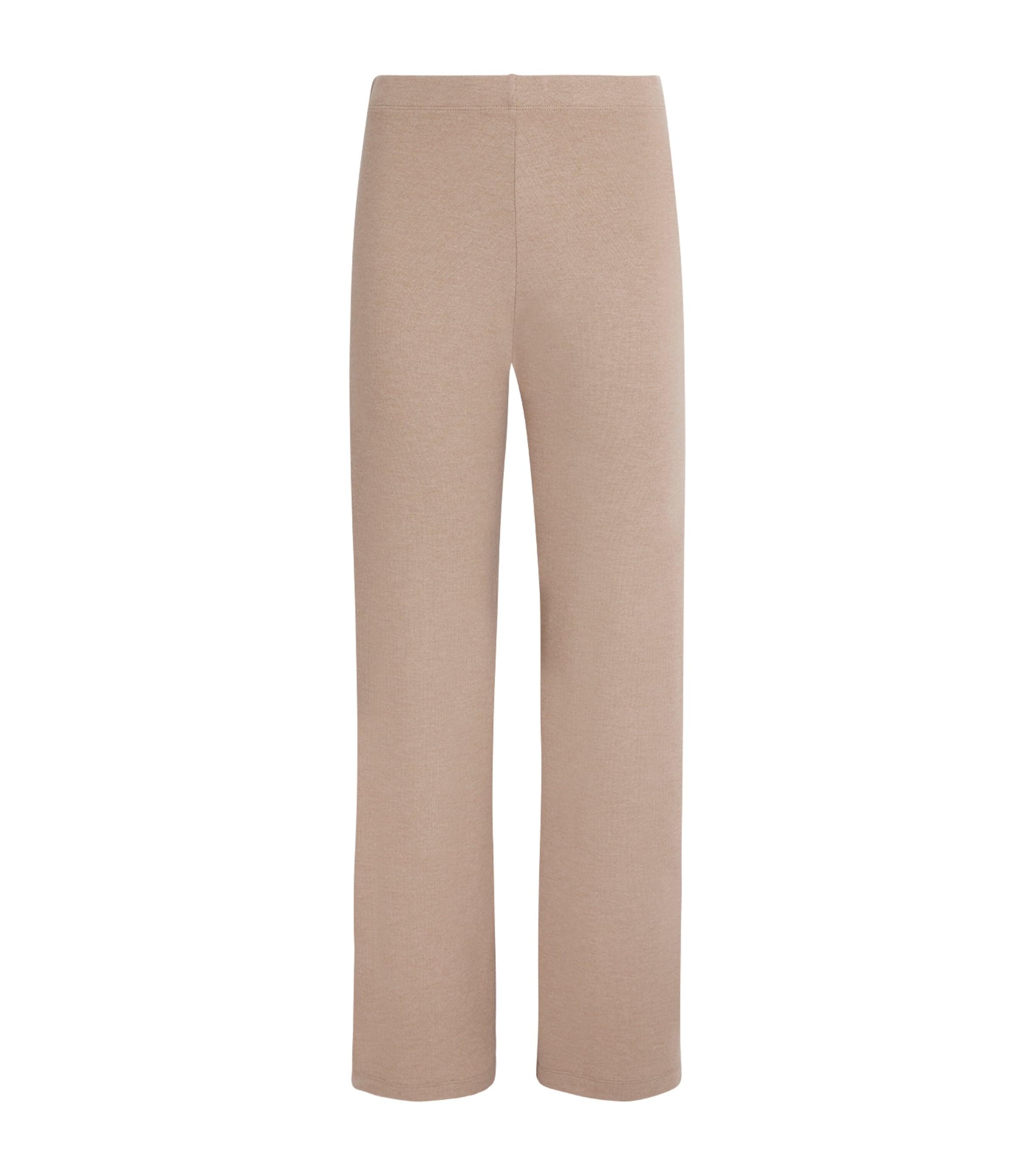 LESET Lauren Wide-Leg Lounge Trousers by LESET