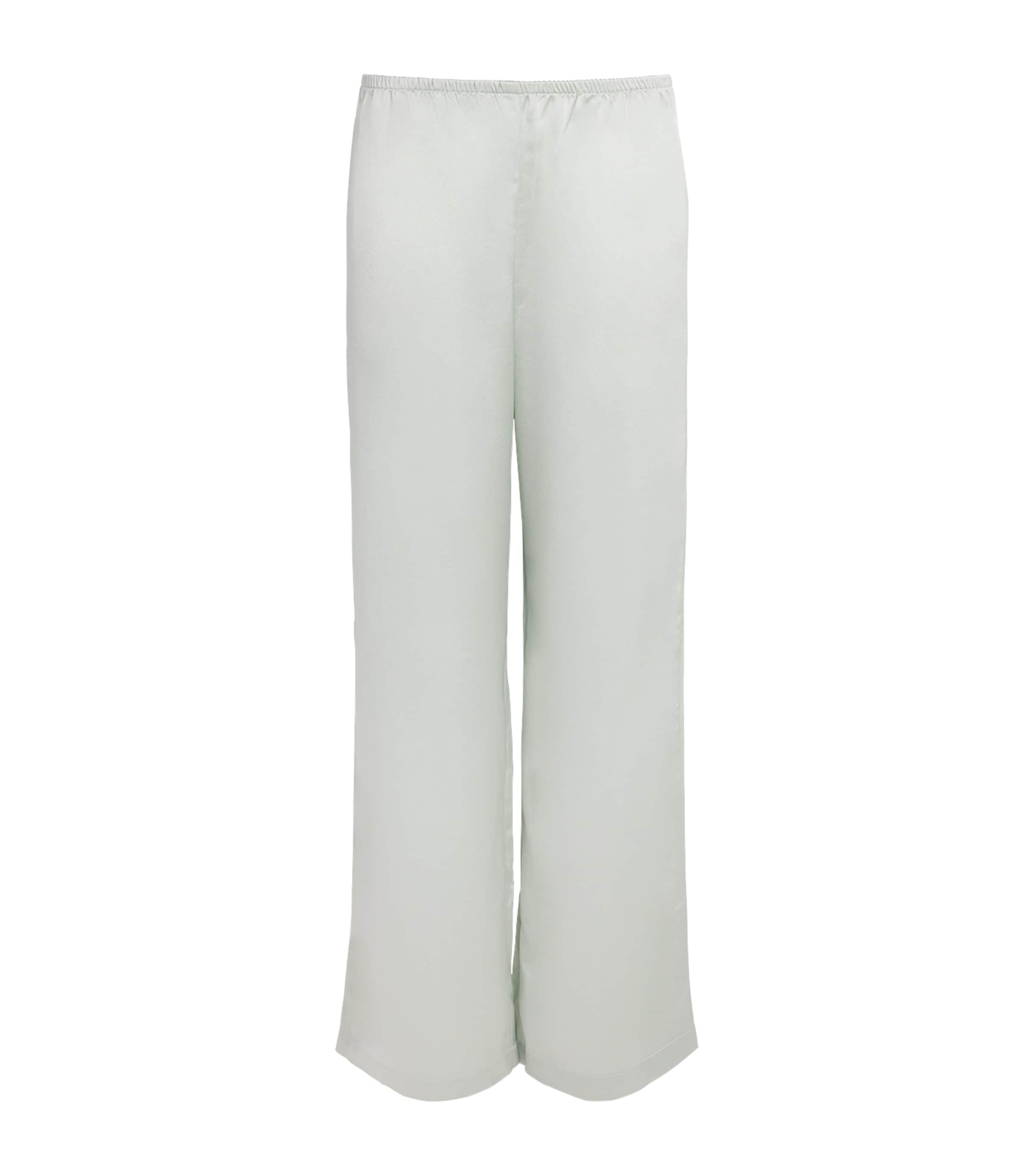 LESET Satin Barb Bias Trousers by LESET