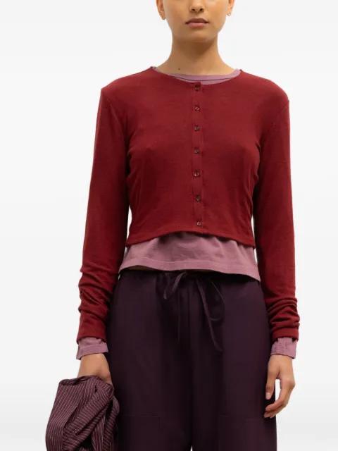 Lauren buttoned long-sleeved cardigan by LESET