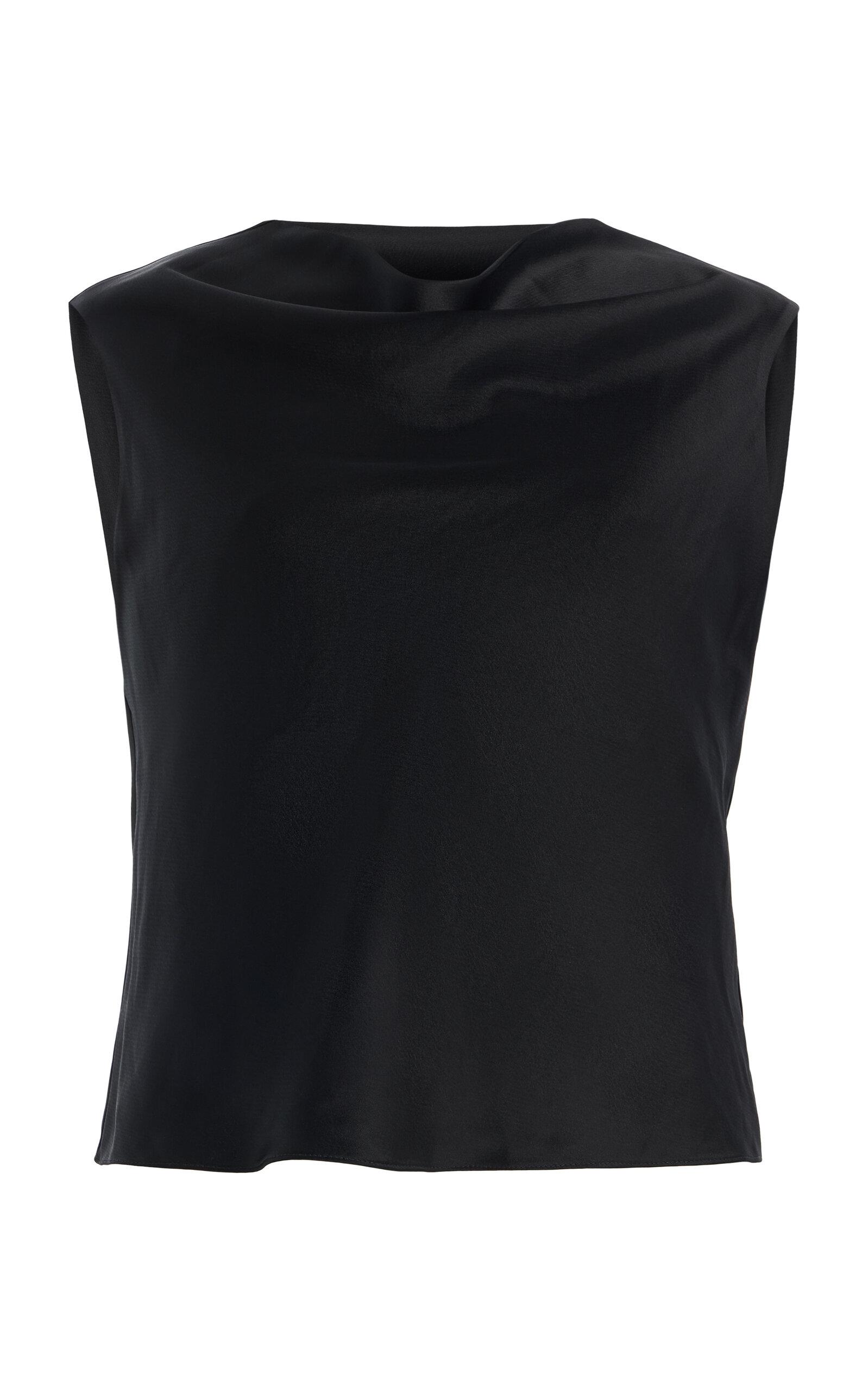 Leset Barb Satin Shell Top - Moda Operandi by LESET