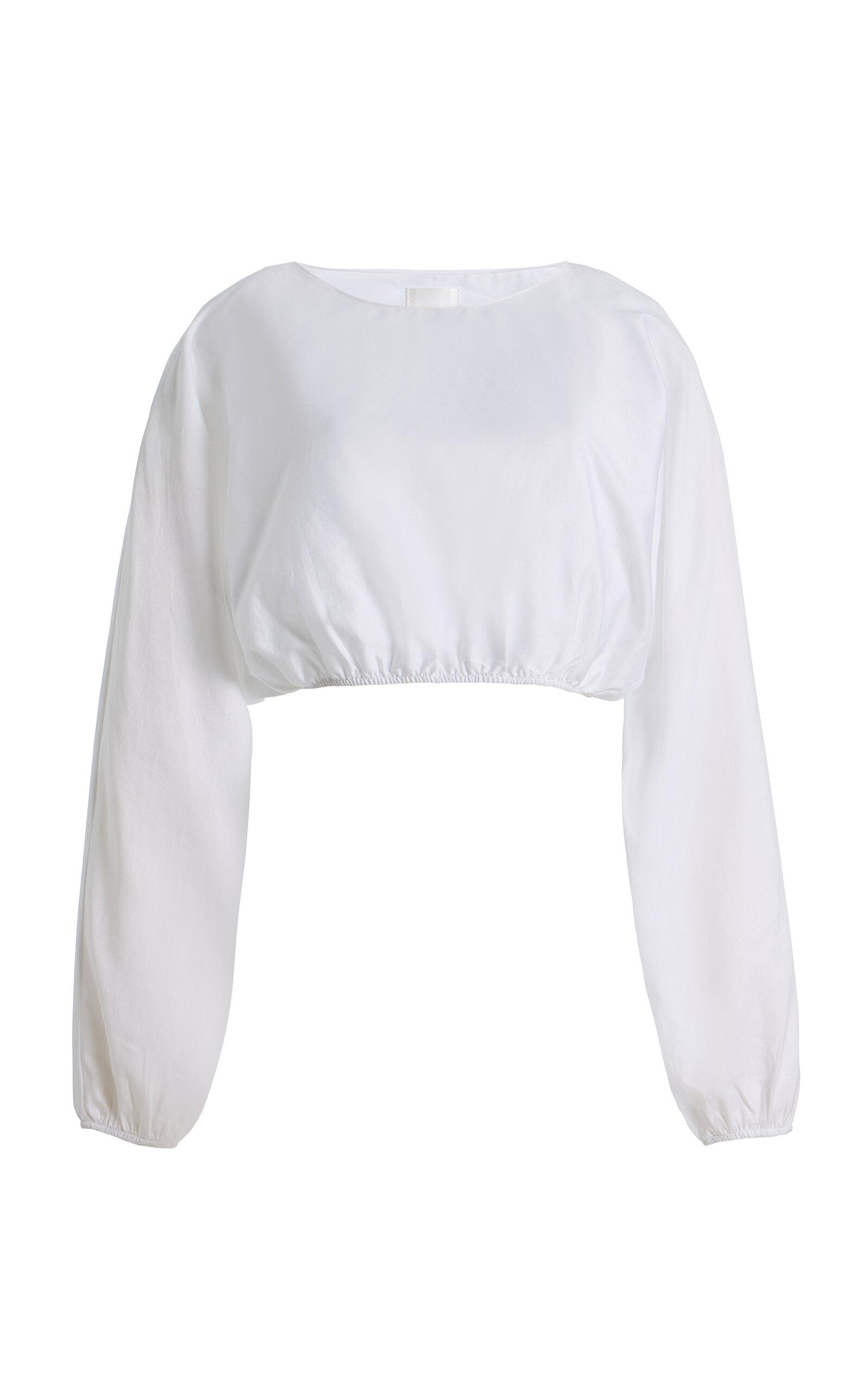 Leset Yoko Cotton Blouson Top - Moda Operandi by LESET