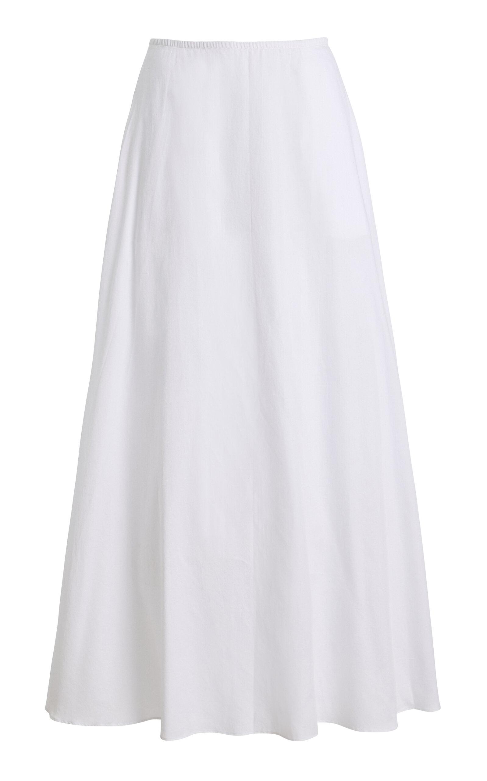 Leset Yoko Cotton Maxi Skirt - Moda Operandi by LESET