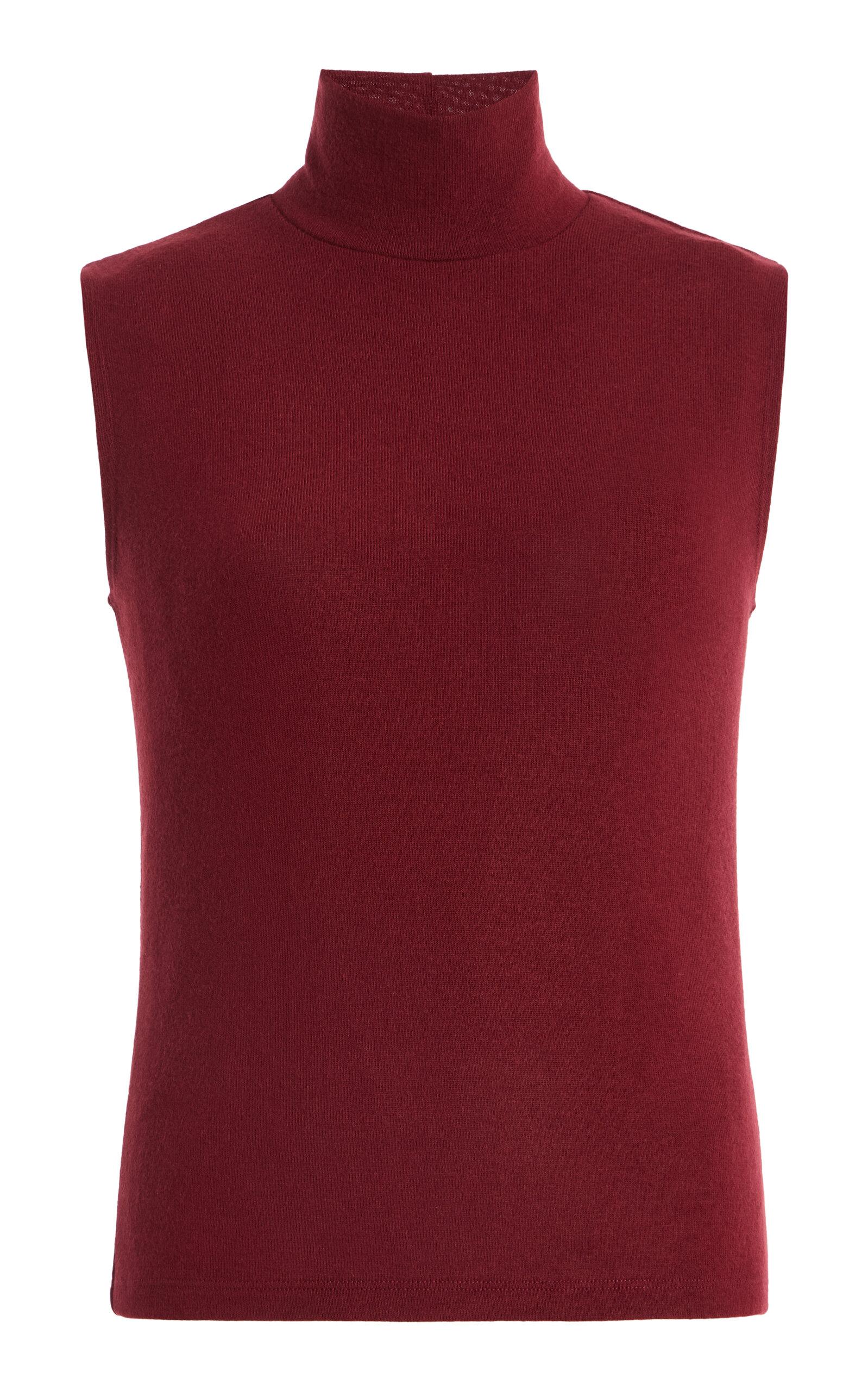 Lesetauren Sleeveless Jersey Turtleneck Top - Moda Operandi by LESET
