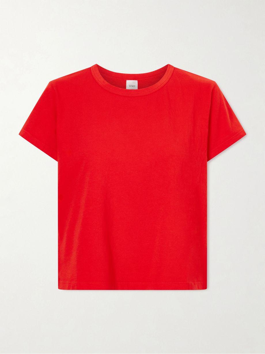 Margo cotton-jersey T-shirt by LESET
