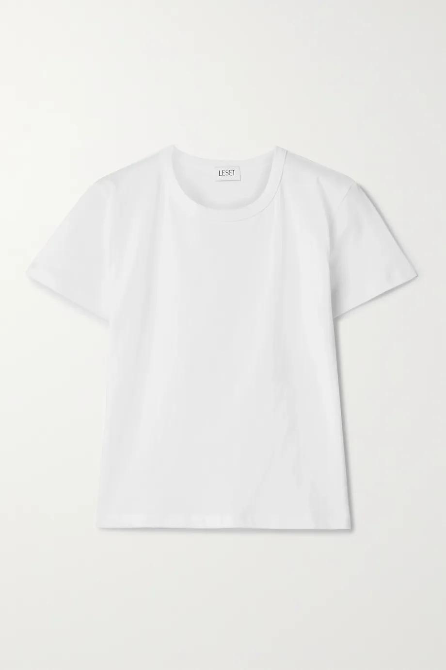 Margo cotton-jersey T-shirt by LESET