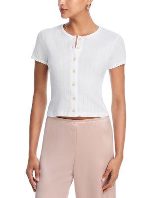 Pointelle Top by LESET