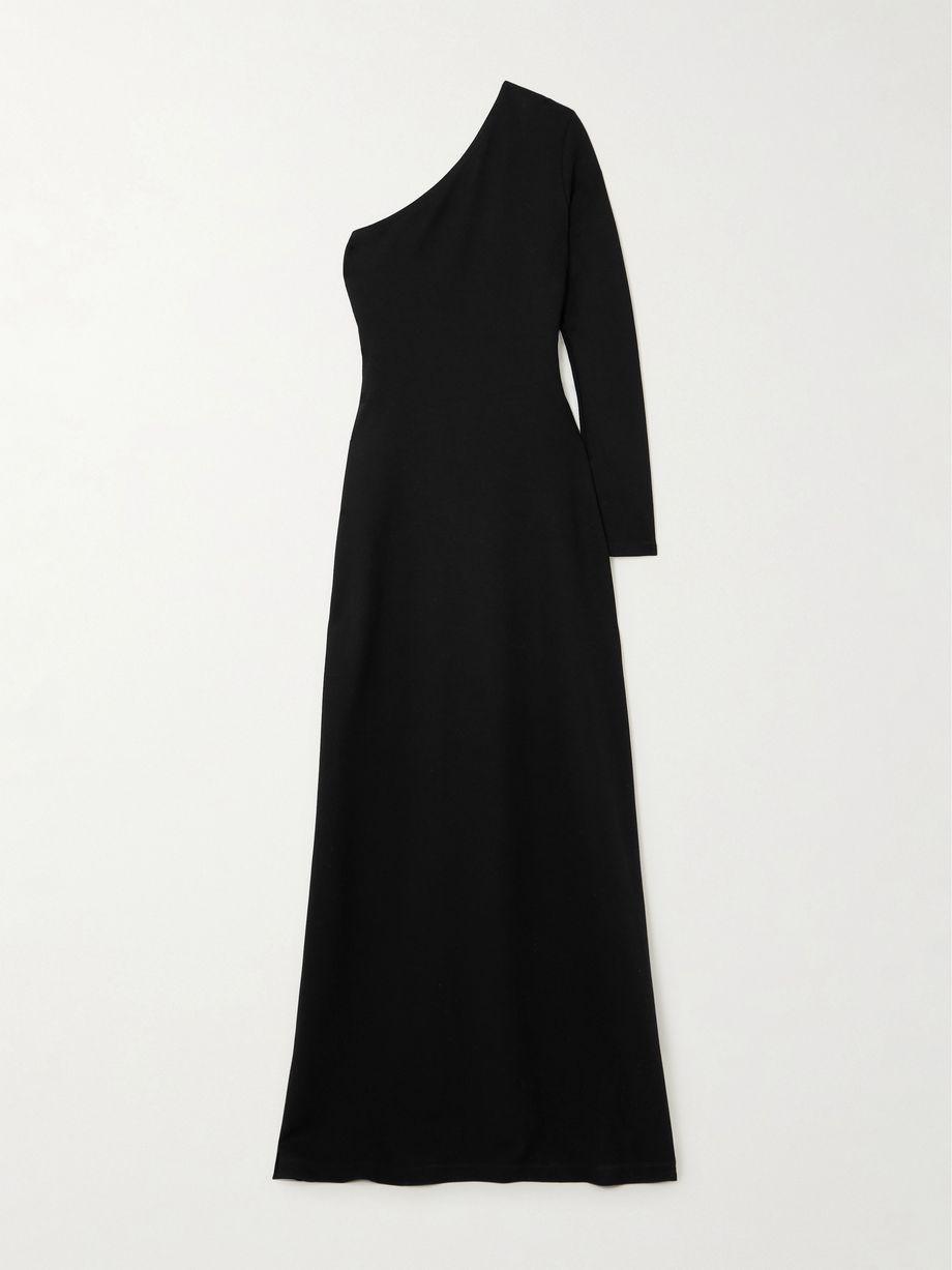 Rio one-shoulder stretch-jersey maxi dress by LESET