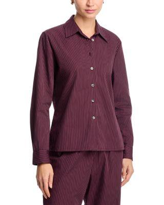 Yoshi Stripe Slim Fit Button Down Shirt by LESET