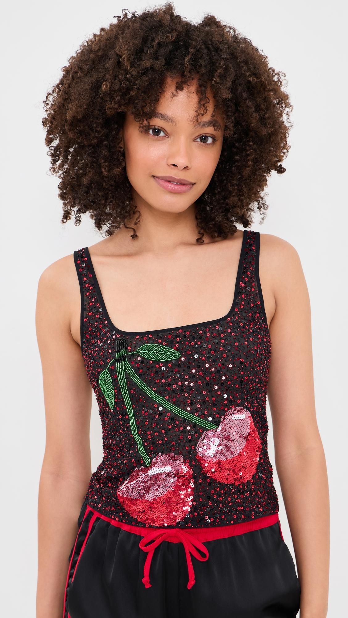 Cherry Tank Top by LESLIE AMON