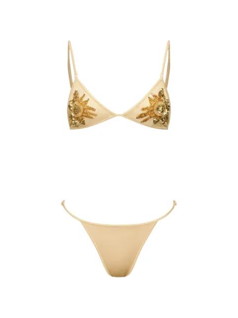 Cynthia Sun bikini top by LESLIE AMON