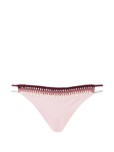 Garis trim-detail bikini bottom by LESLIE AMON