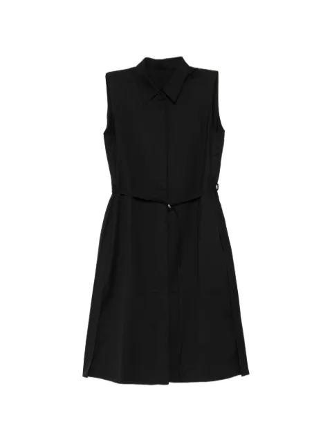 belted sleeveless dress by LESS