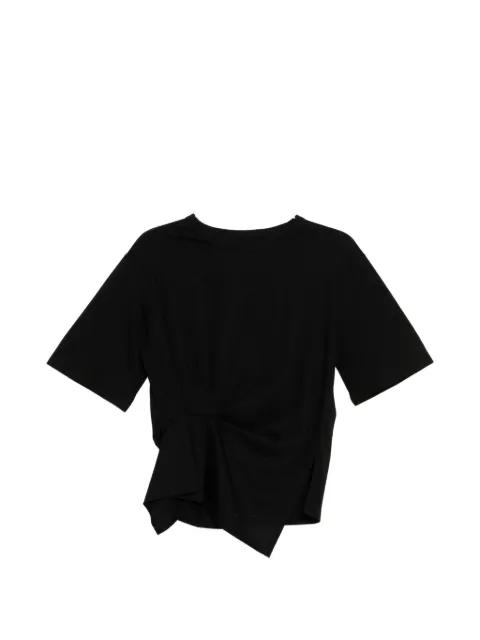 crinkled T-shirt by LESS