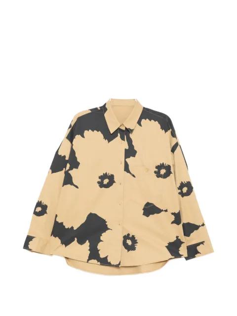 floral-print shirt by LESS