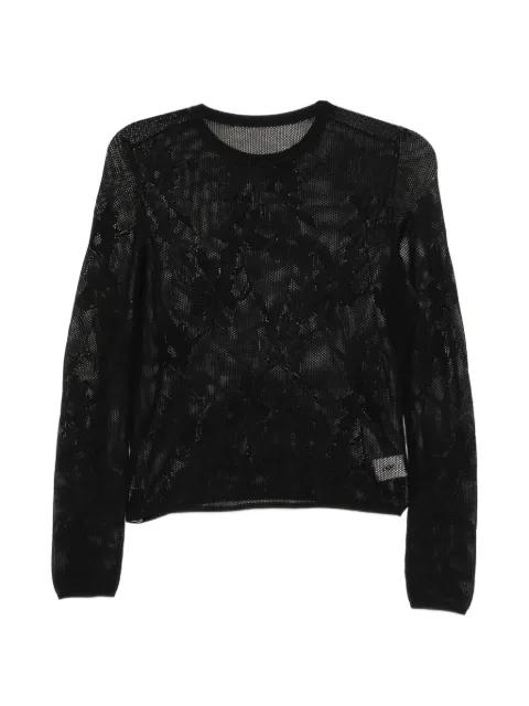 jacquard top by LESS
