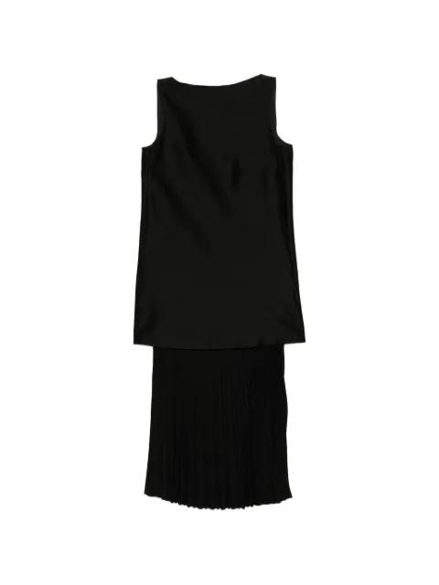 layered A-line dress by LESS