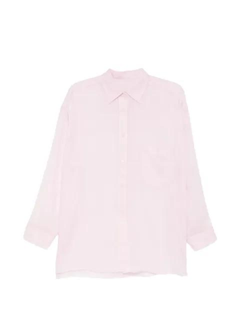 oversize ramie shirt by LESS
