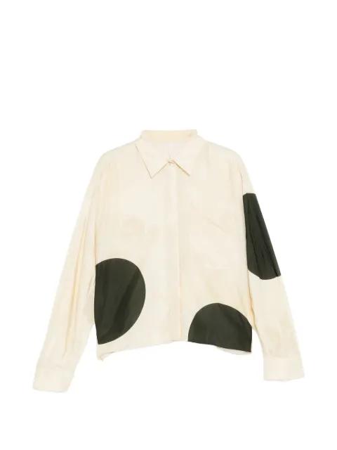 polka-dot shirt by LESS