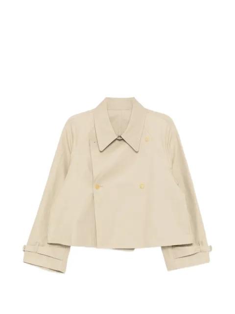 raglan-sleeves crop jacket by LESS