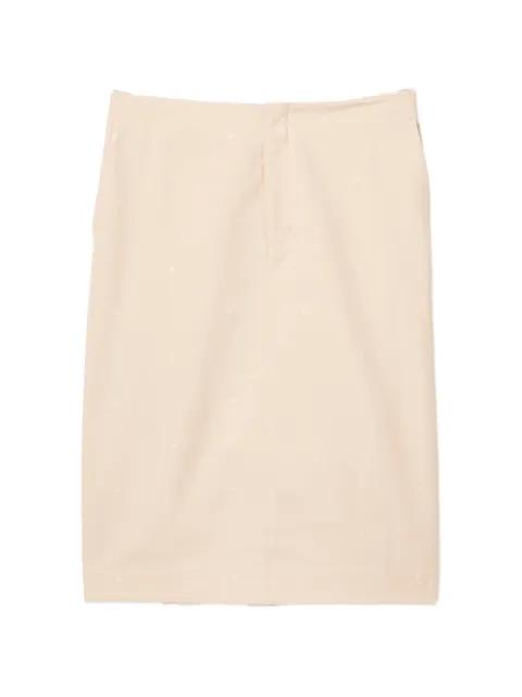 sequin-embellished A-line skirt by LESS
