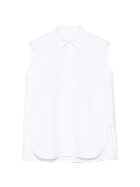 sequin-embellished sleeveless shirt by LESS