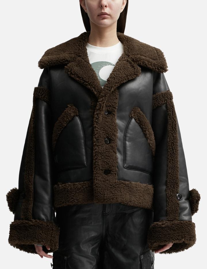 PANELED SHEARLING JACKET by LESUGIATELIER