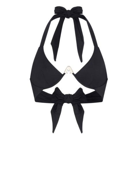 Shark Logo bikini top by LET'S SWIM