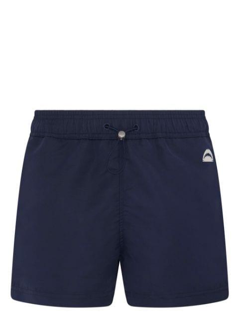 Shark-appliqué swim shorts by LET'S SWIM