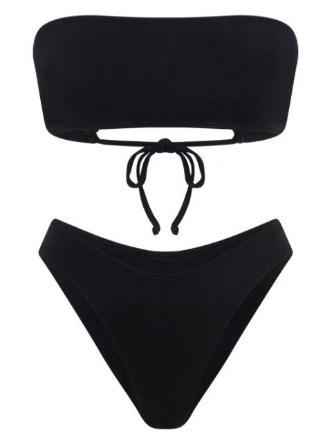 bandeau bikini top by LET'S SWIM