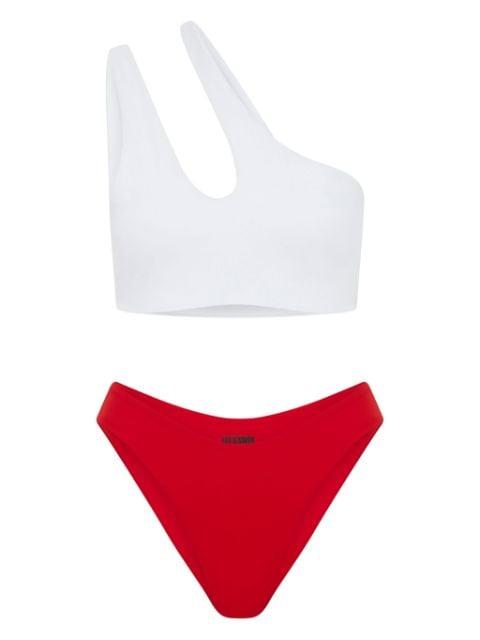 high-waist bikini bottoms by LET'S SWIM