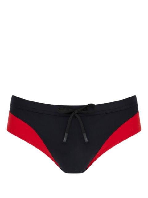 logo-print swim shorts by LET'S SWIM