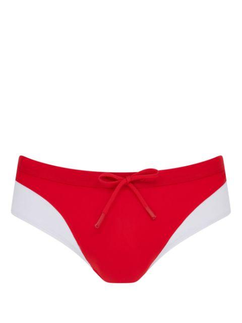 logo swimming trunks by LET'S SWIM