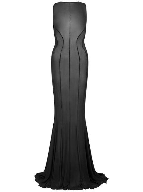 mesh maxi dress by LET'S SWIM