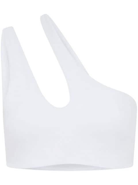 one-shoulder bikini top by LET'S SWIM