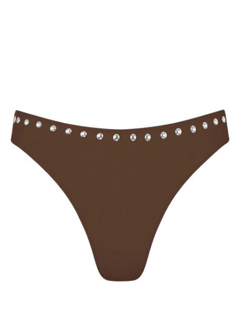 studded bikini bottoms by LET'S SWIM