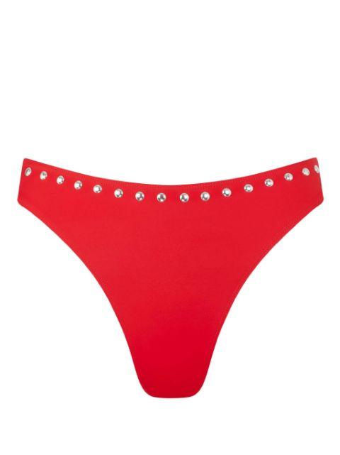 studded bikini bottoms by LET'S SWIM