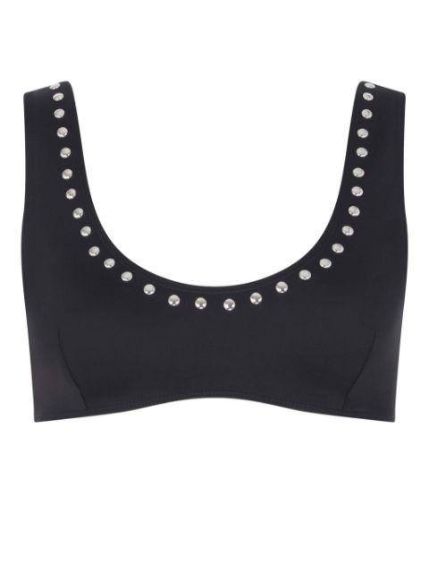 studded bikini top by LET'S SWIM