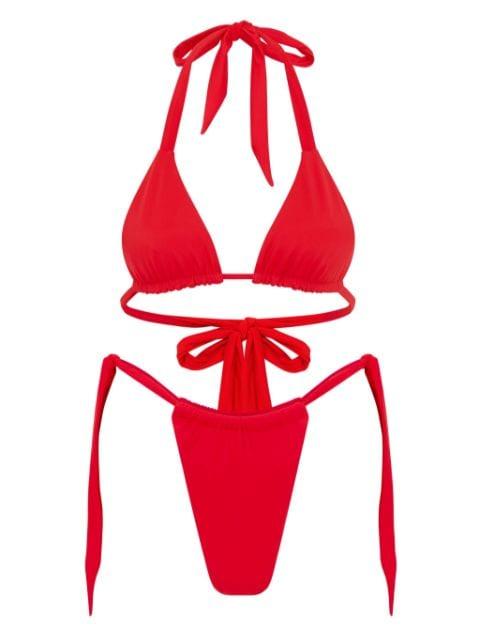 tie side bikini bottoms by LET'S SWIM