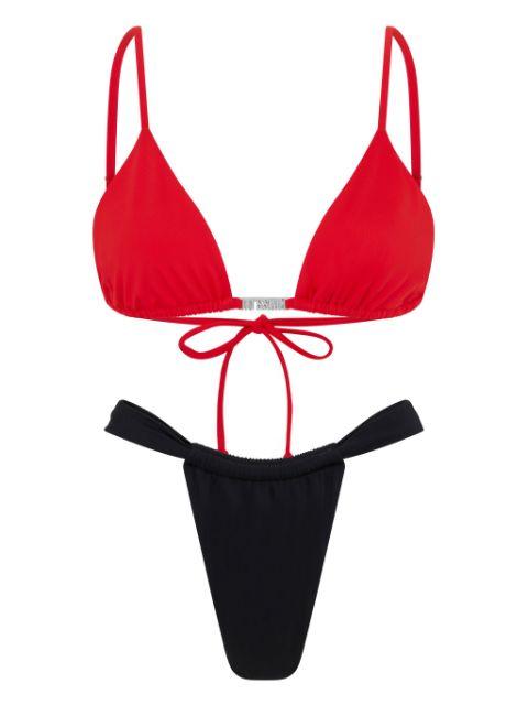 triangle bikini top by LET'S SWIM