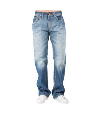 Men's Relaxed-Fit Boot cut Premium Denim Jeans by LEVEL 7