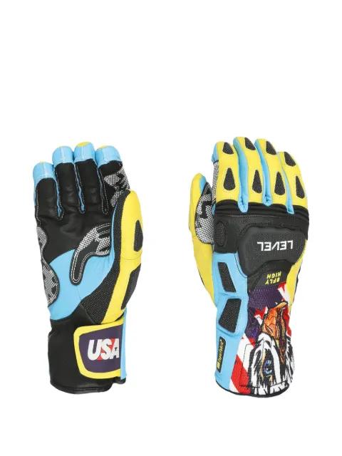 Lauren Macuga Pro Model patterned gloves by LEVEL