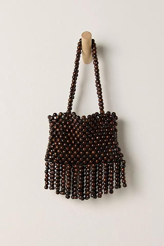 Lucy Fringed Bead Bag by LEVENS BAGS | FREE PEOPLE